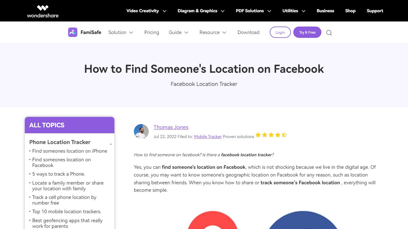 How to Find Someone's Location on Facebook - FamiSafe